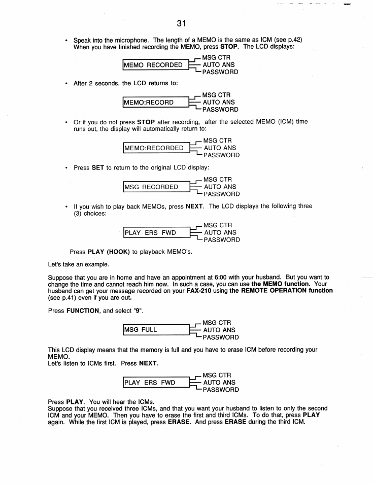 Brother FAX-210 User Manual | Page 40 / 68