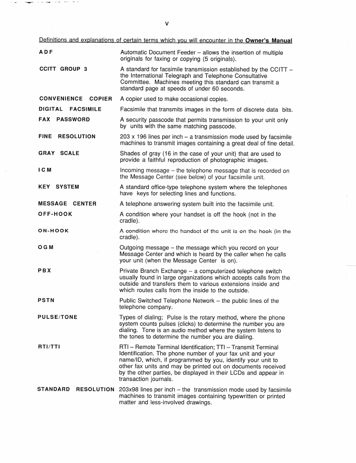 Brother FAX-210 User Manual | Page 7 / 68