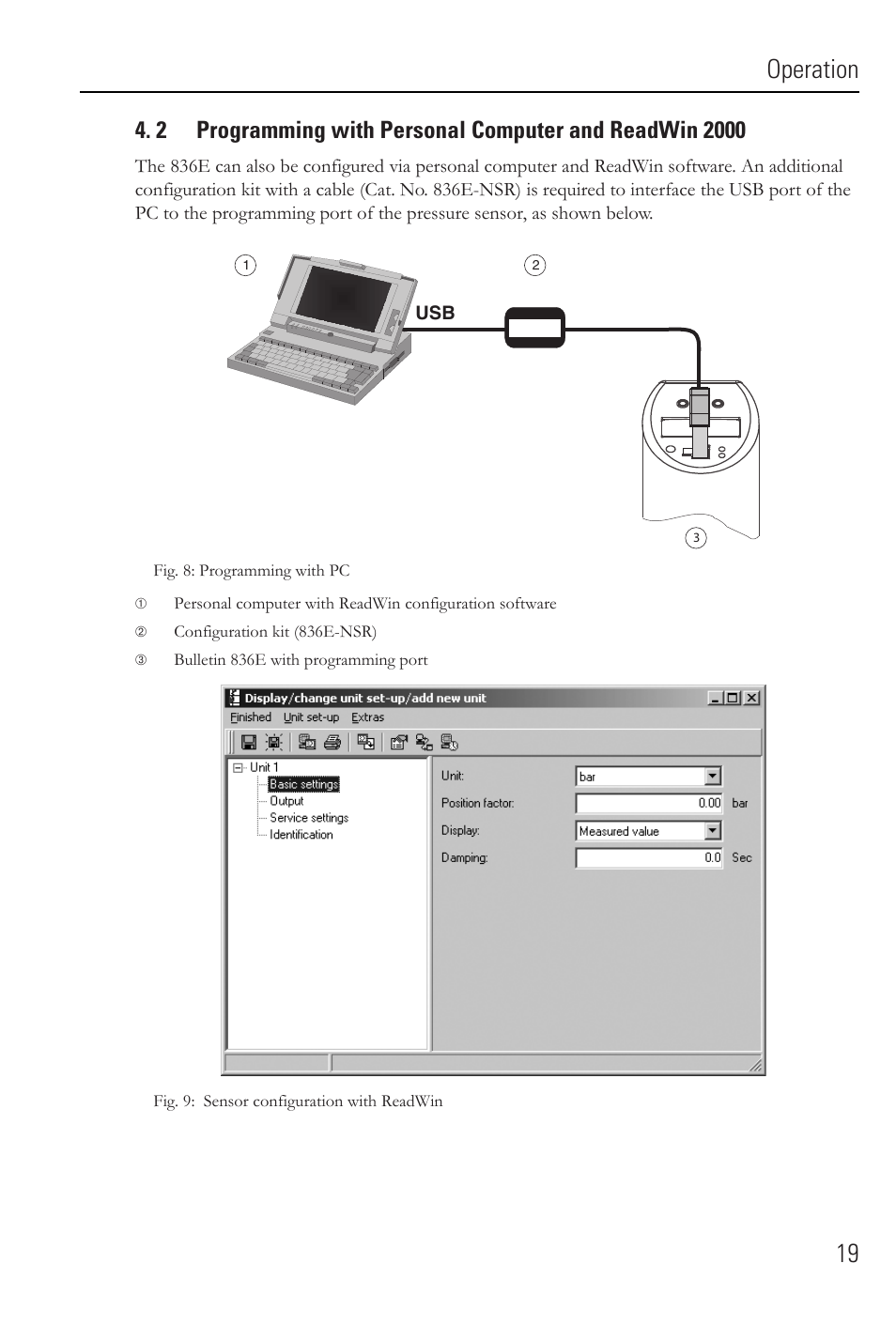 Operation 19 | Rockwell Automation 836E Solid-State Pressure Sensors User Manual | Page 19 / 32