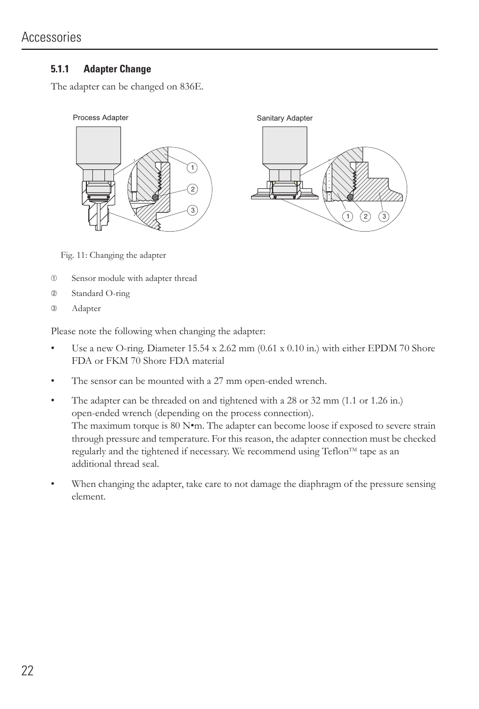 Accessories 22 | Rockwell Automation 836E Solid-State Pressure Sensors User Manual | Page 22 / 32