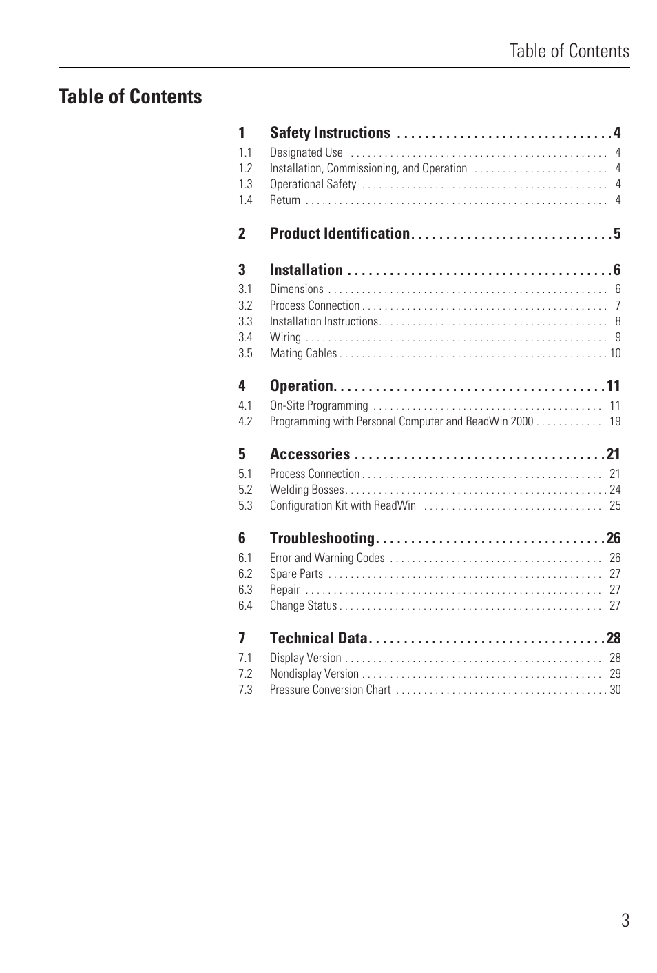 Rockwell Automation 836E Solid-State Pressure Sensors User Manual | Page 3 / 32