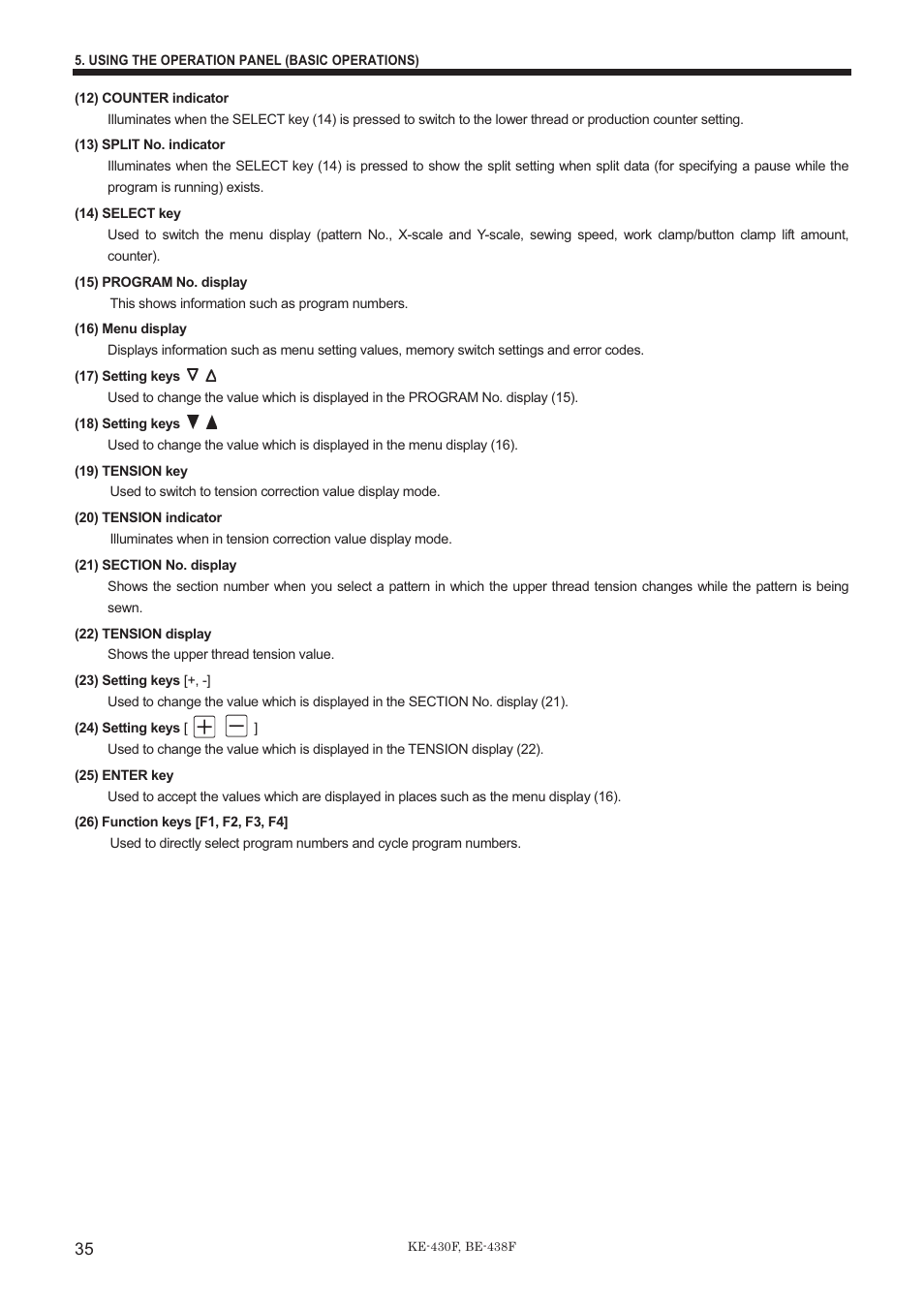Brother BE-438F User Manual | Page 44 / 90