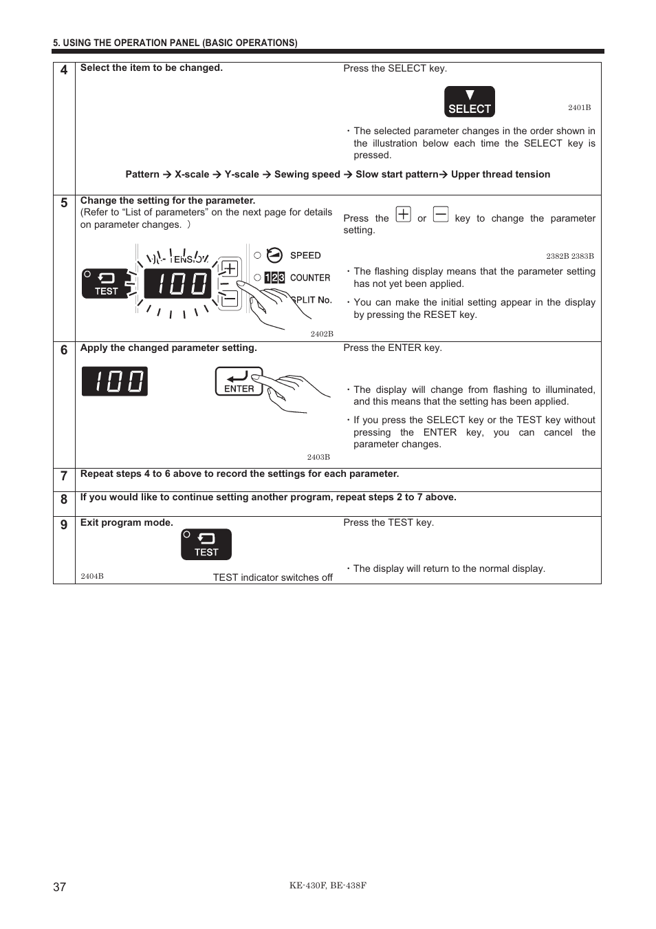 Brother BE-438F User Manual | Page 46 / 90