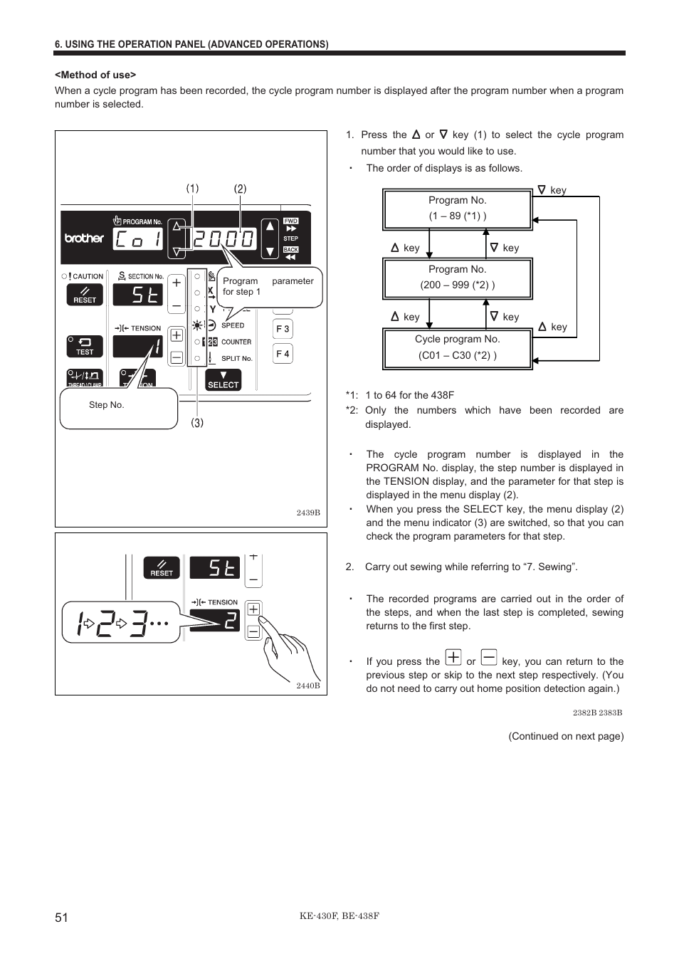 Brother BE-438F User Manual | Page 60 / 90