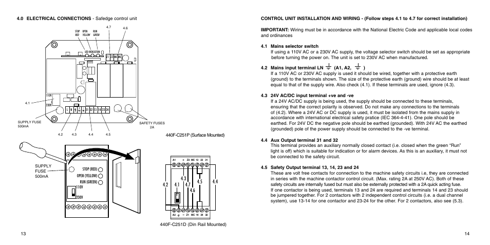 Rockwell Automation 440F Safedge Pressure Sensitive Safety Edge System User Manual | Page 14 / 14