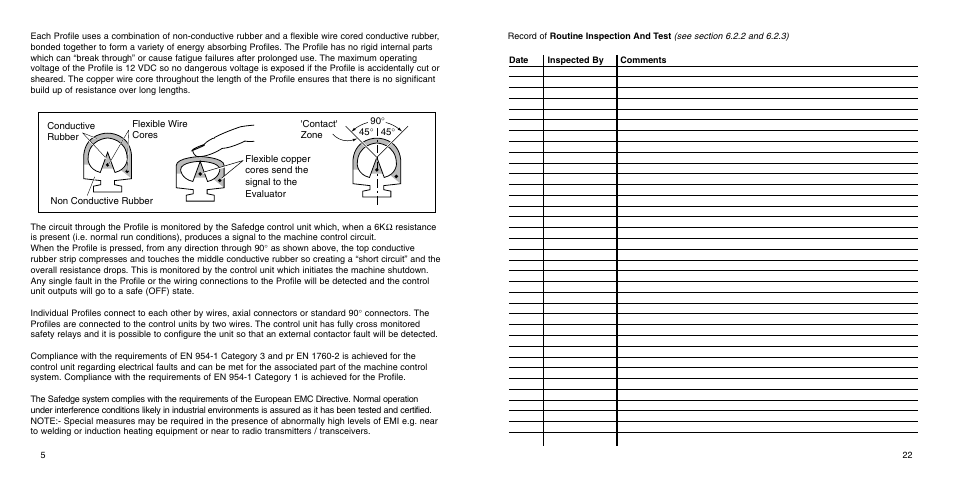 Rockwell Automation 440F Safedge Pressure Sensitive Safety Edge System User Manual | Page 6 / 14