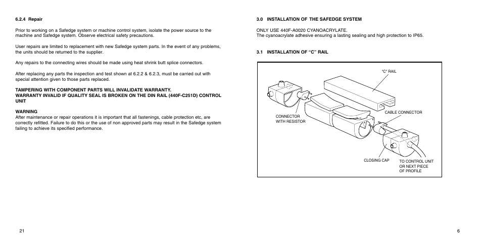 Rockwell Automation 440F Safedge Pressure Sensitive Safety Edge System User Manual | Page 7 / 14