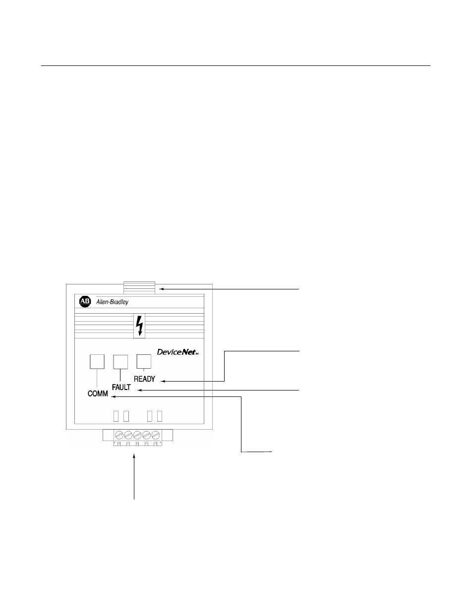 Chapter 1 - product overview, Module description, Leds and devicenet connection | Product overview, Chapter | Rockwell Automation 160 DEVICENET (DN1) MODULE FRN 1-2.XX User Manual | Page 12 / 107