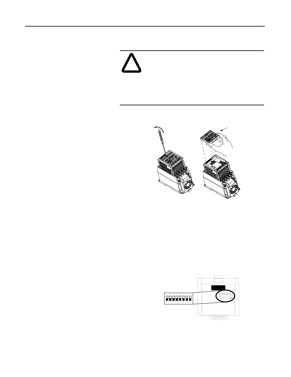 Understanding module configuration switches | Rockwell Automation 160 DEVICENET (DN1) MODULE FRN 1-2.XX User Manual | Page 18 / 107