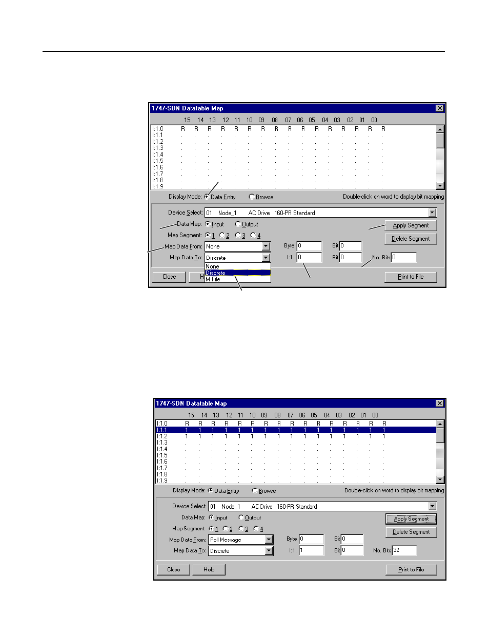 Rockwell Automation 160 DEVICENET (DN1) MODULE FRN 1-2.XX User Manual | Page 48 / 107