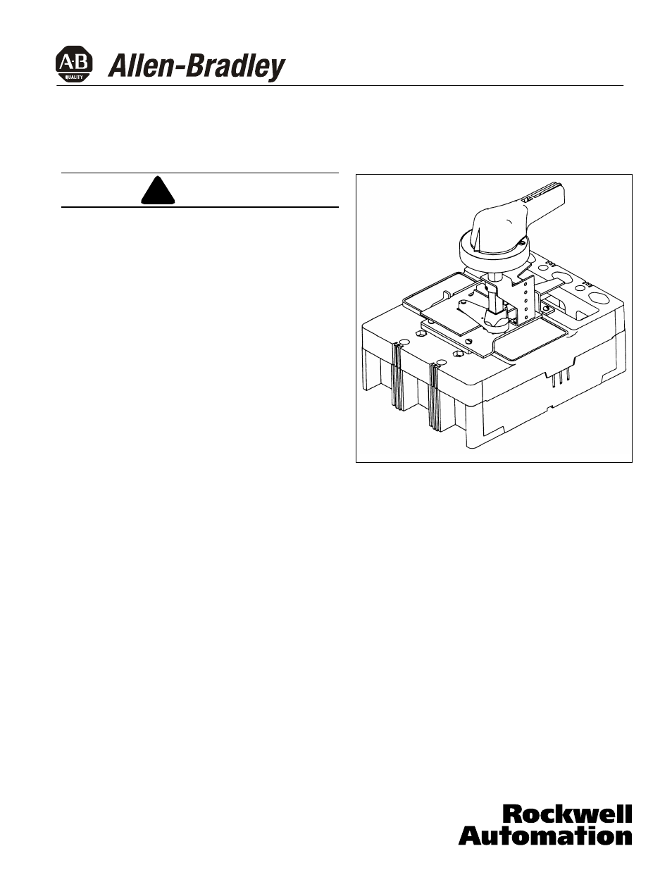 Rockwell Automation 140U Q, M Frame CB Drilling and Assembling Rotary Handle Mechanism User Manual | 8 pages