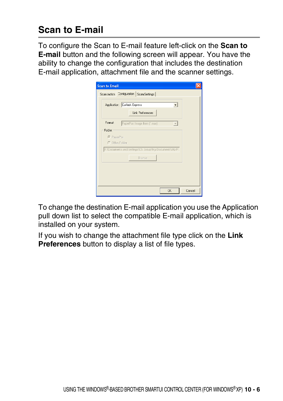 Scan to e-mail, Scan to e-mail -6 | Brother DCP-8020 User Manual | Page 161 / 282