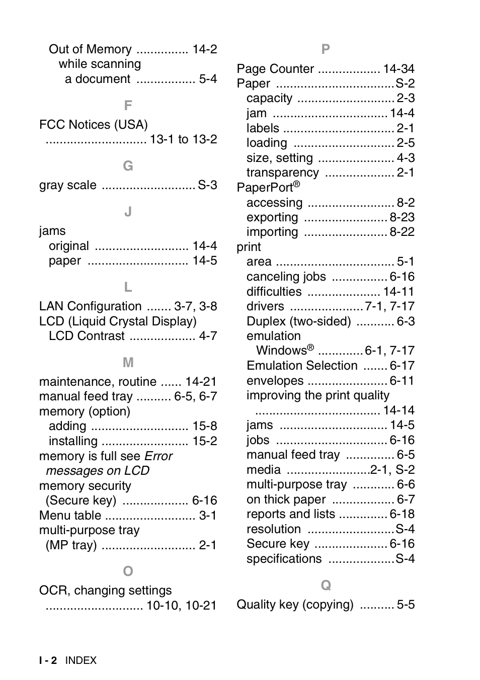 Brother DCP-8020 User Manual | Page 280 / 282