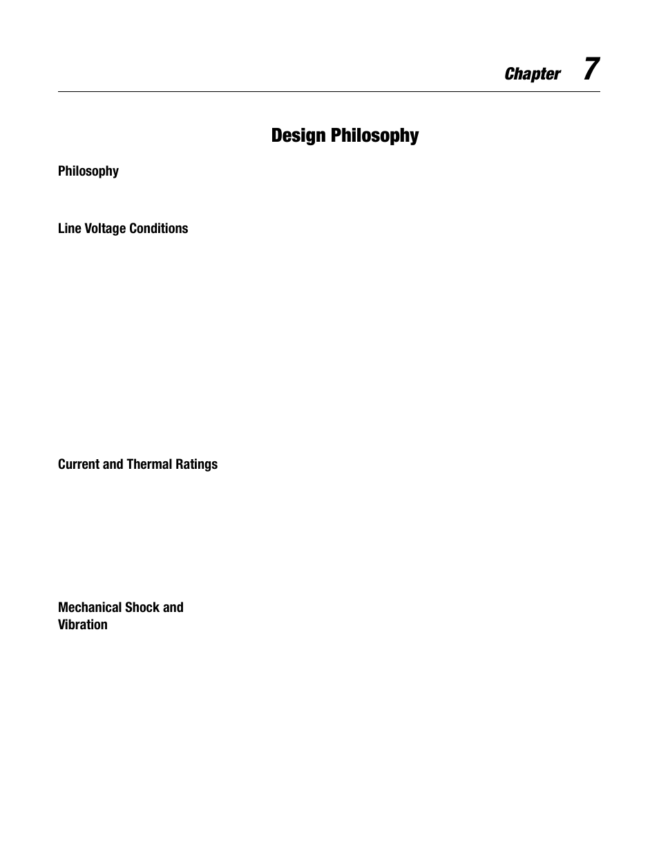 7 - design philosophy, Philosophy, Line voltage conditions | Current and thermal ratings, Mechanical shock and vibration, Design philosophy, Chapter | Rockwell Automation 150 MNL/SMC DIALOG+/APP-PROD GUIDE User Manual | Page 152 / 202