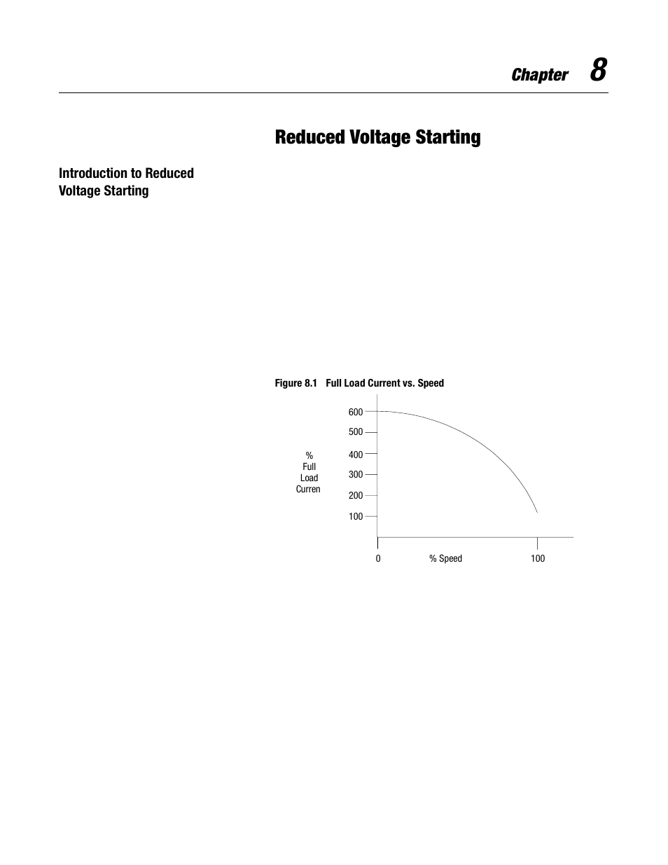 8 - reduced voltage starting, Introduction to reduced voltage starting, Reduced voltage starting | Chapter | Rockwell Automation 150 MNL/SMC DIALOG+/APP-PROD GUIDE User Manual | Page 154 / 202