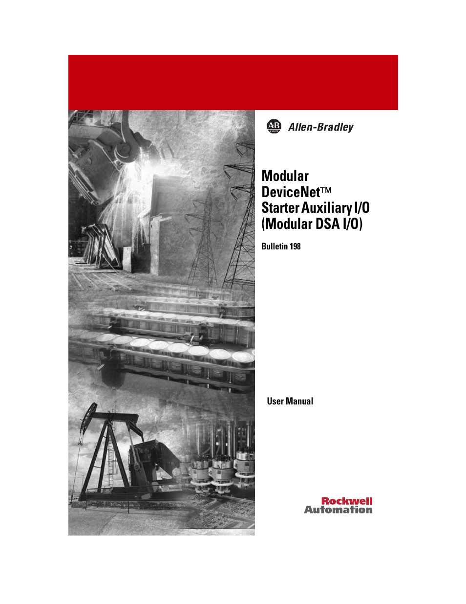 Rockwell Automation 198x Modular DeviceNet Starter Auxiliary I/O User Manual | 164 pages