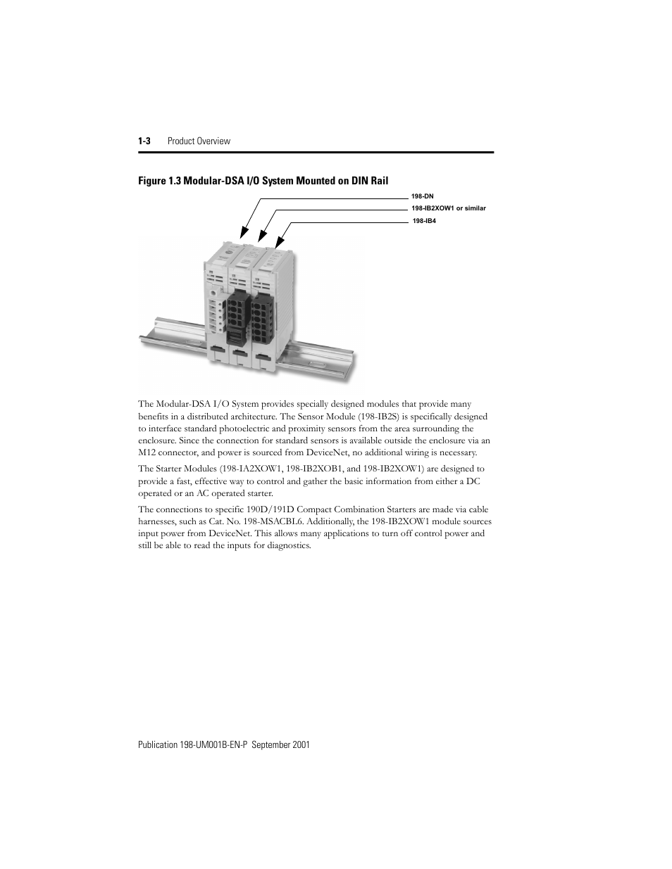 Rockwell Automation 198x Modular DeviceNet Starter Auxiliary I/O User Manual | Page 12 / 164