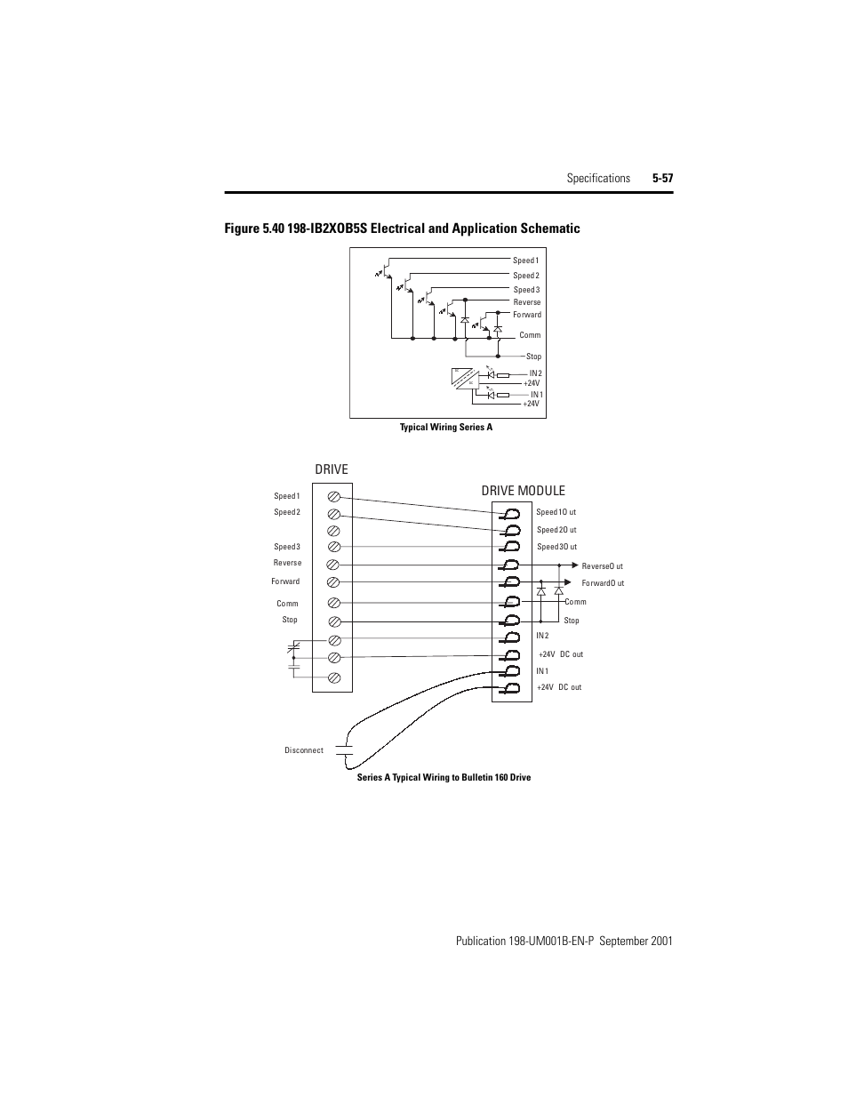 Drive drive module | Rockwell Automation 198x Modular DeviceNet Starter Auxiliary I/O User Manual | Page 123 / 164
