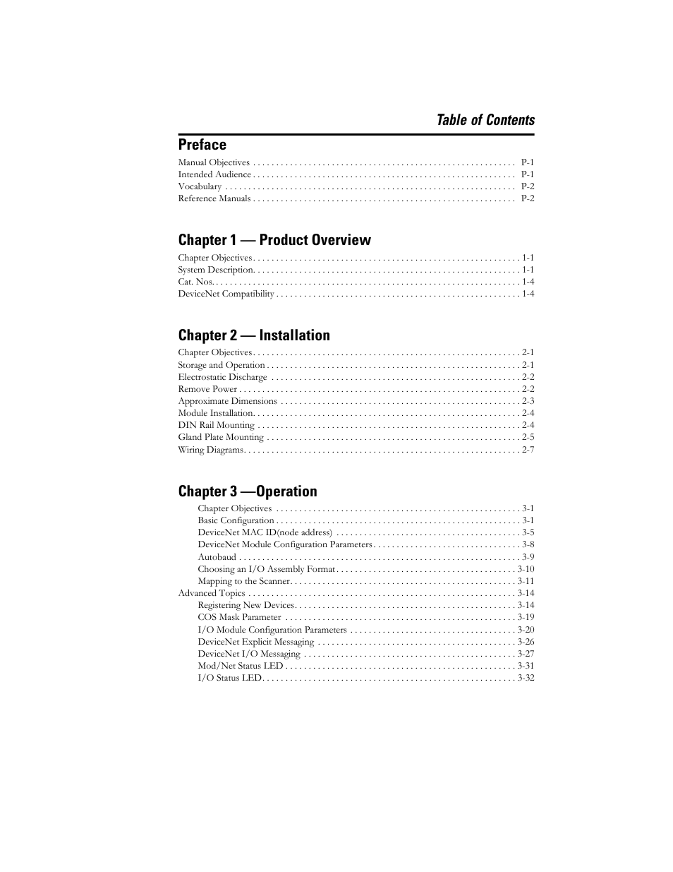 Rockwell Automation 198x Modular DeviceNet Starter Auxiliary I/O User Manual | Page 7 / 164