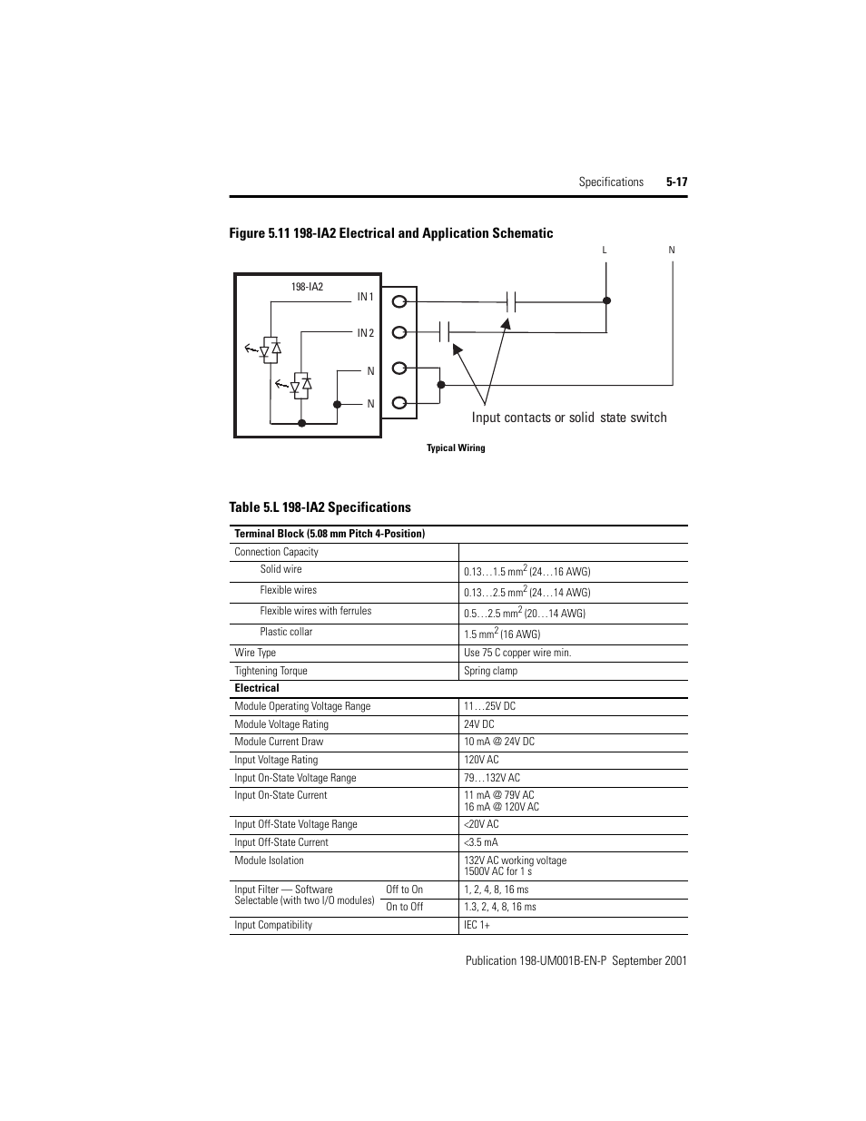 Rockwell Automation 198x Modular DeviceNet Starter Auxiliary I/O User Manual | Page 83 / 164