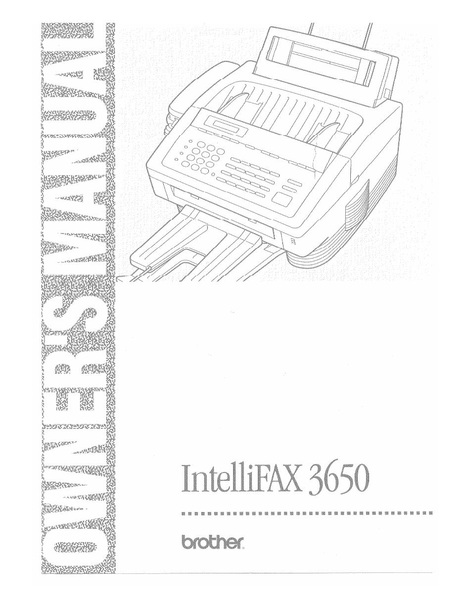 Brother INTELLIFAX 3650 User Manual | 144 pages