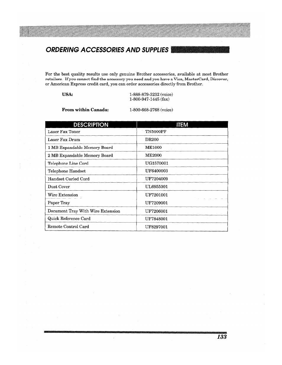 Brother INTELLIFAX 3650 User Manual | Page 141 / 144