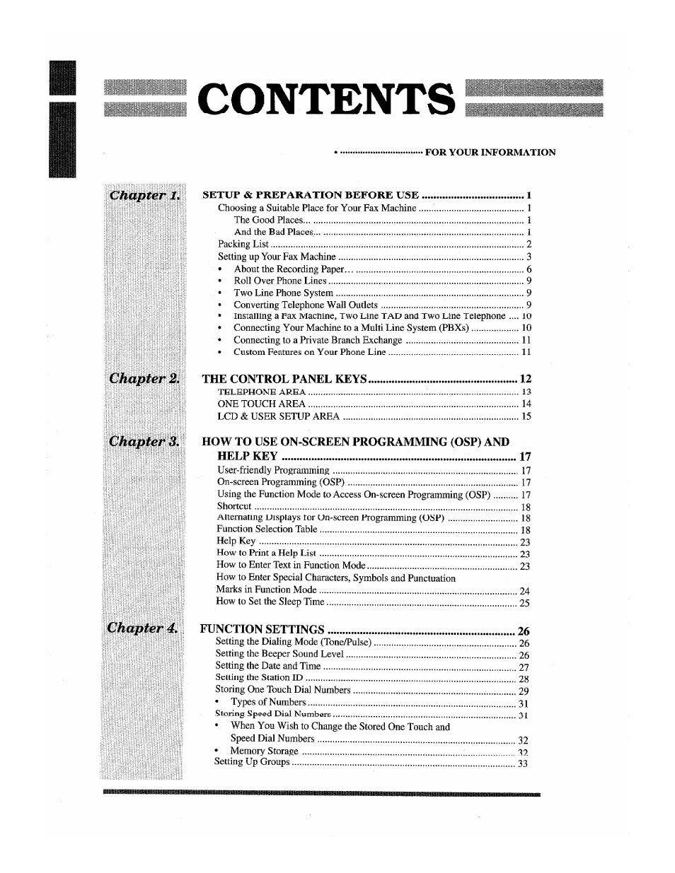 Brother INTELLIFAX 3650 User Manual | Page 4 / 144