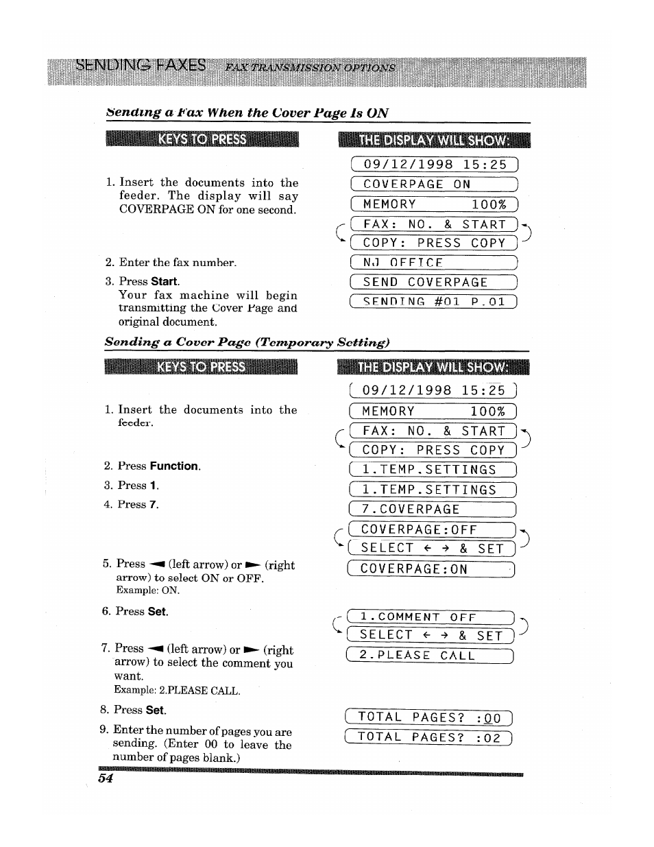 Sbnding f-axes | Brother INTELLIFAX 3650 User Manual | Page 62 / 144