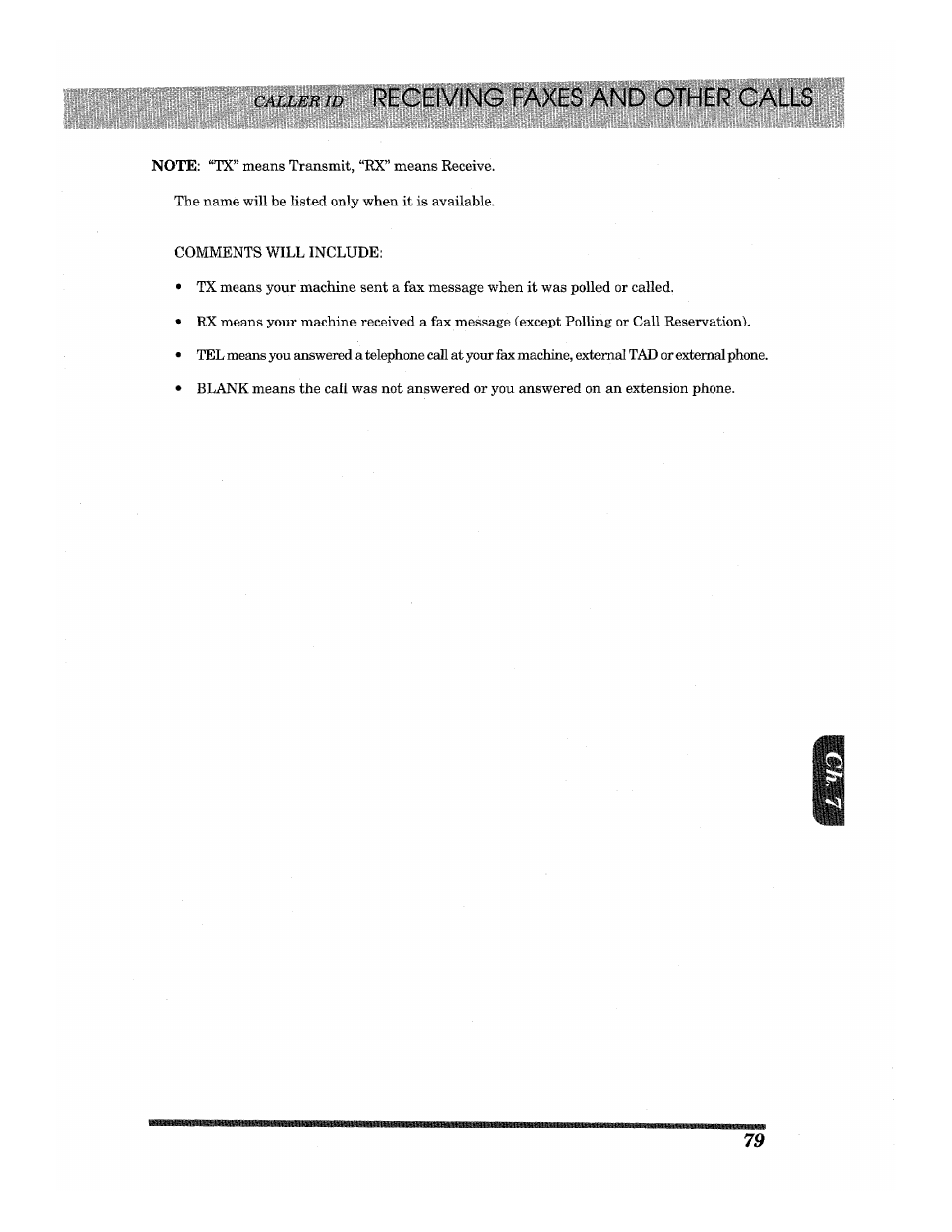 Receiving faxes and other calls | Brother INTELLIFAX 3650 User Manual | Page 87 / 144
