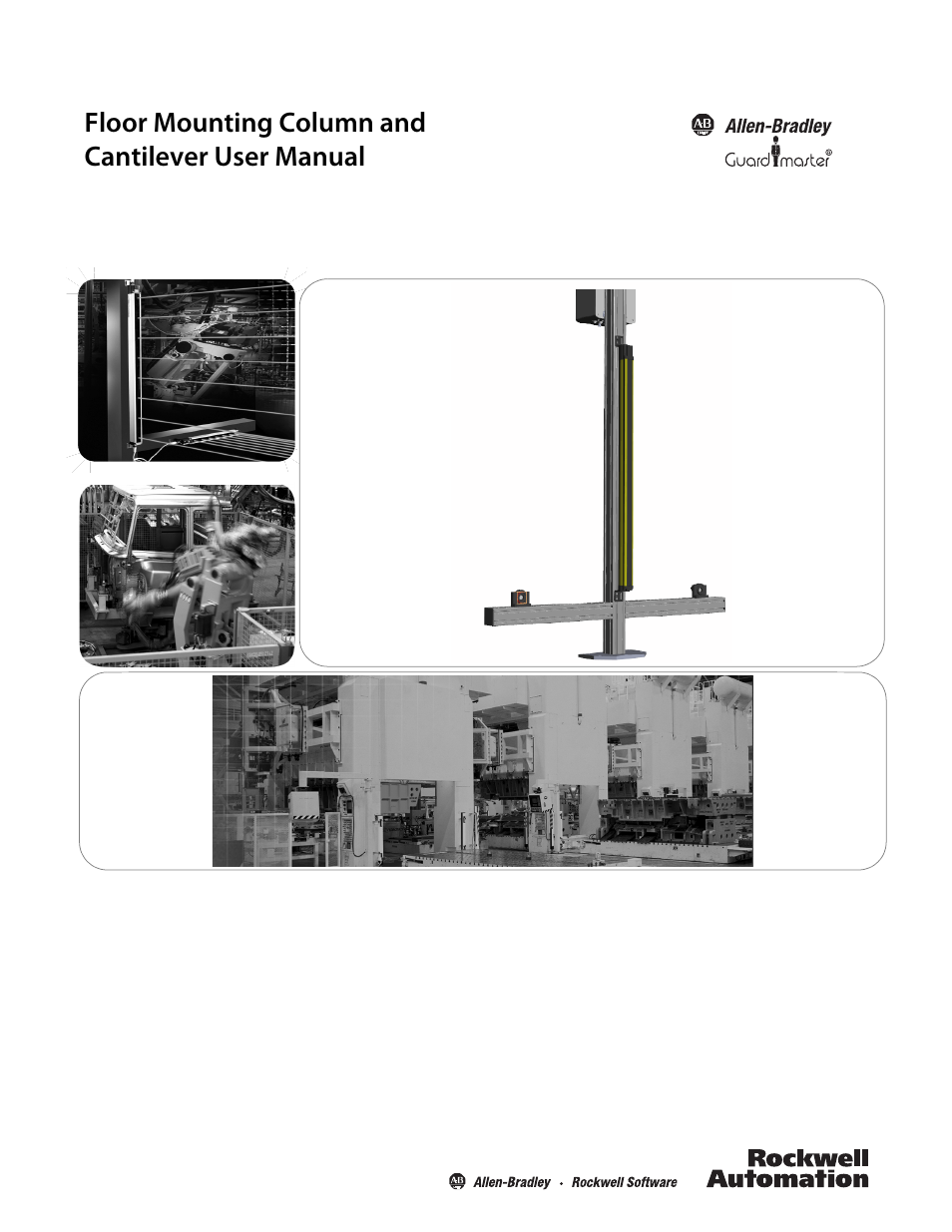 Rockwell Automation 445L Floor Mounting Column and Cantilever User Manual User Manual | 12 pages