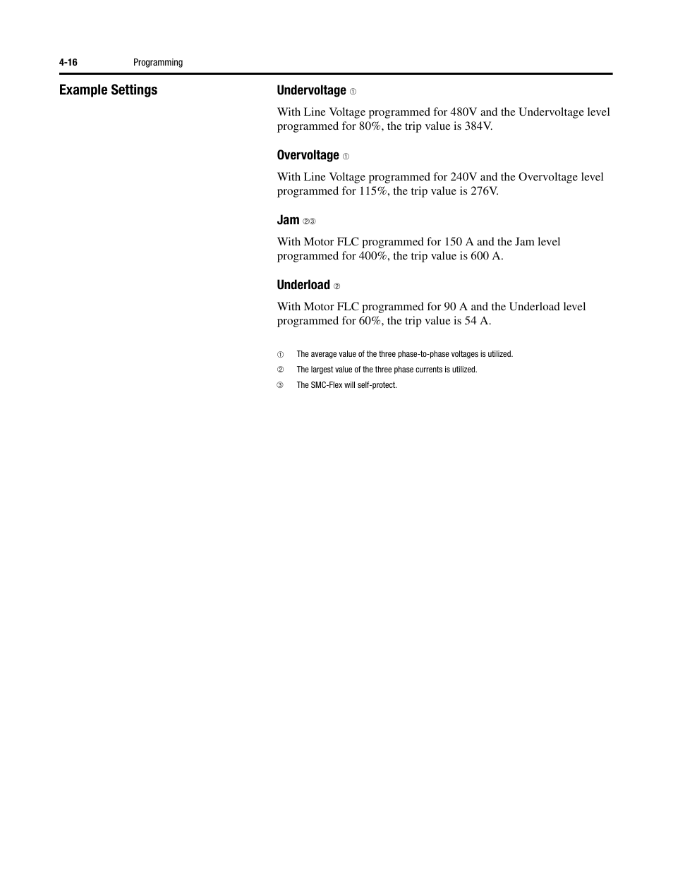 Example settings | Rockwell Automation 150 SMC-Flex User Manual User Manual | Page 100 / 162