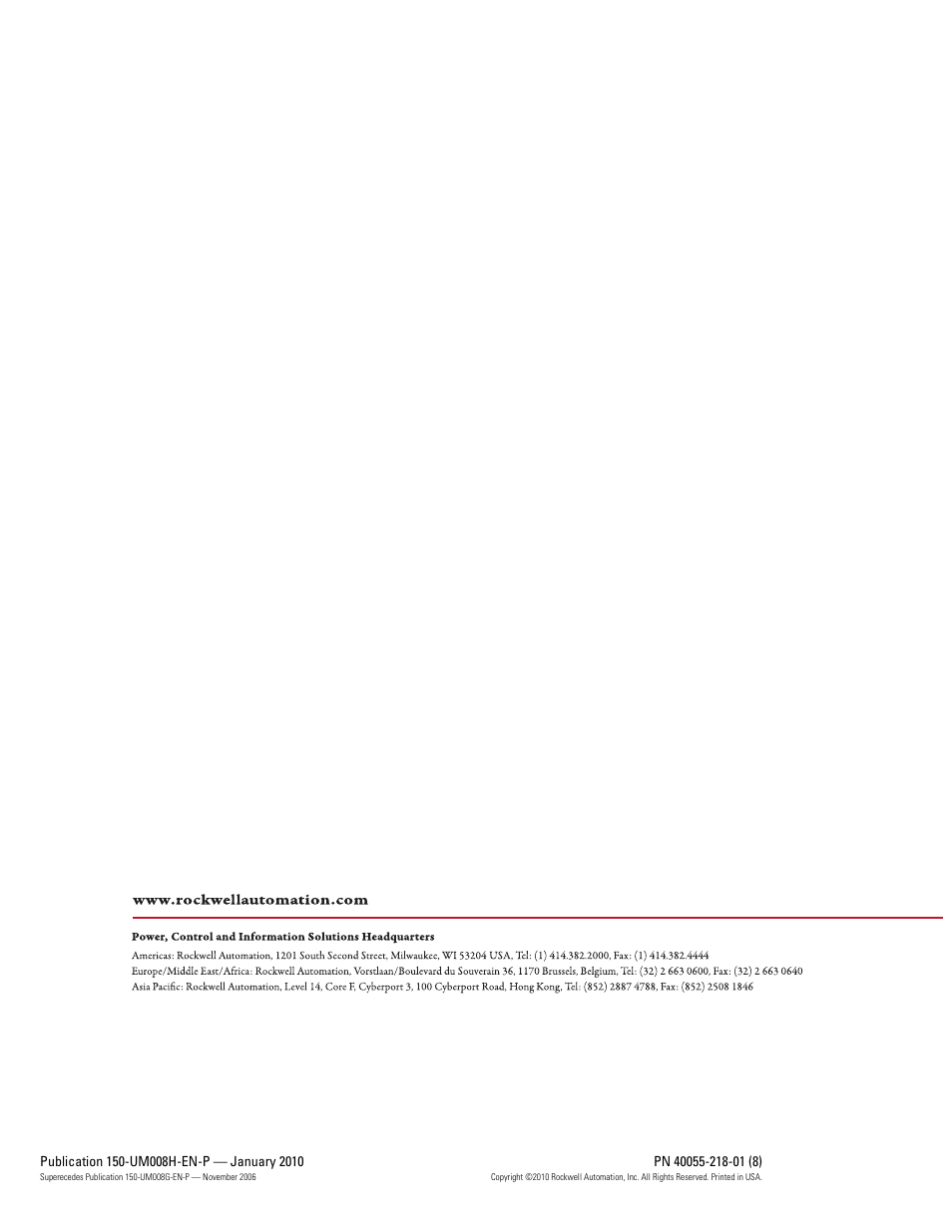Rockwell Automation 150 SMC-Flex User Manual User Manual | Page 162 / 162