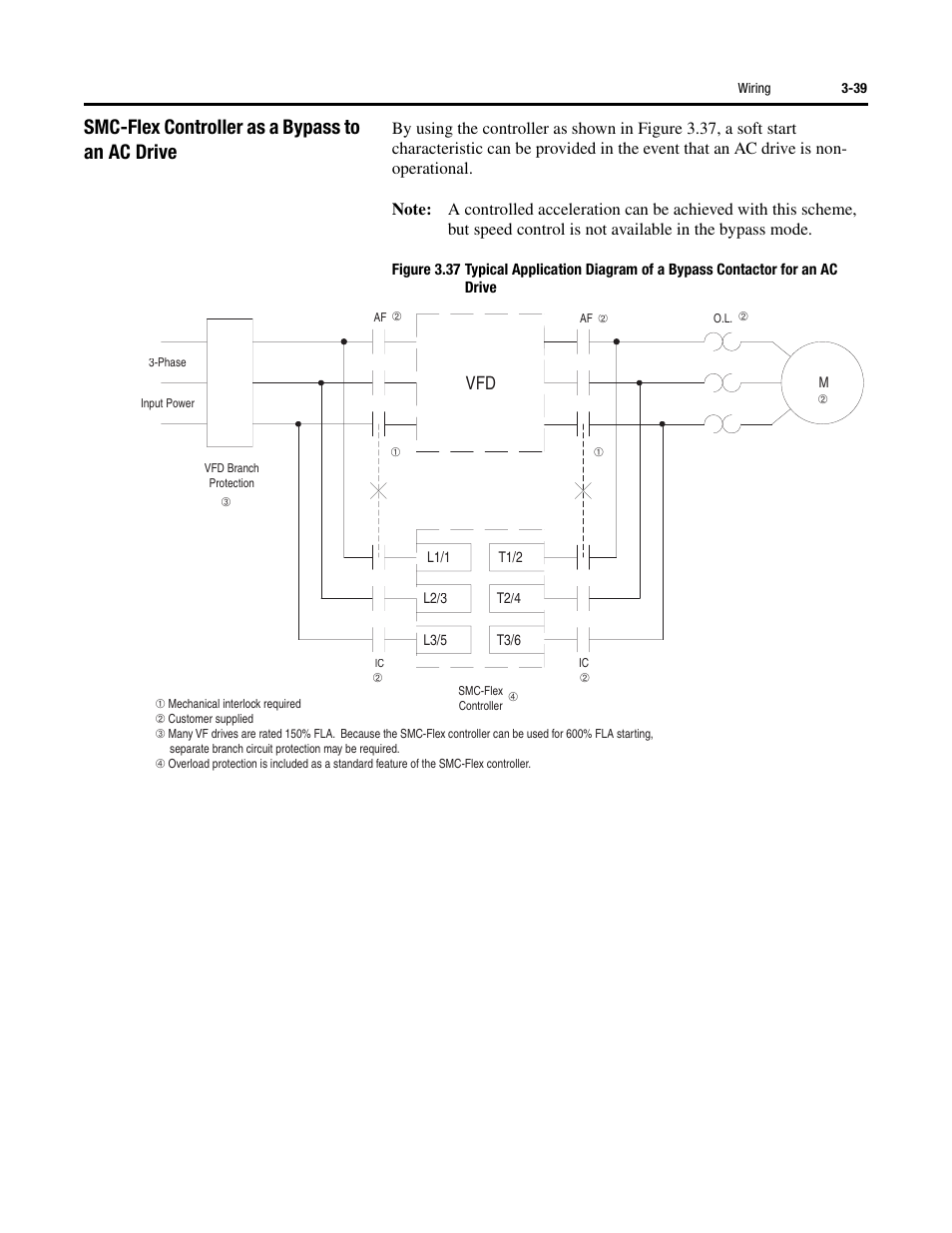 Smc-flex controller as a bypass to an ac drive | Rockwell Automation 150 SMC-Flex User Manual User Manual | Page 83 / 162