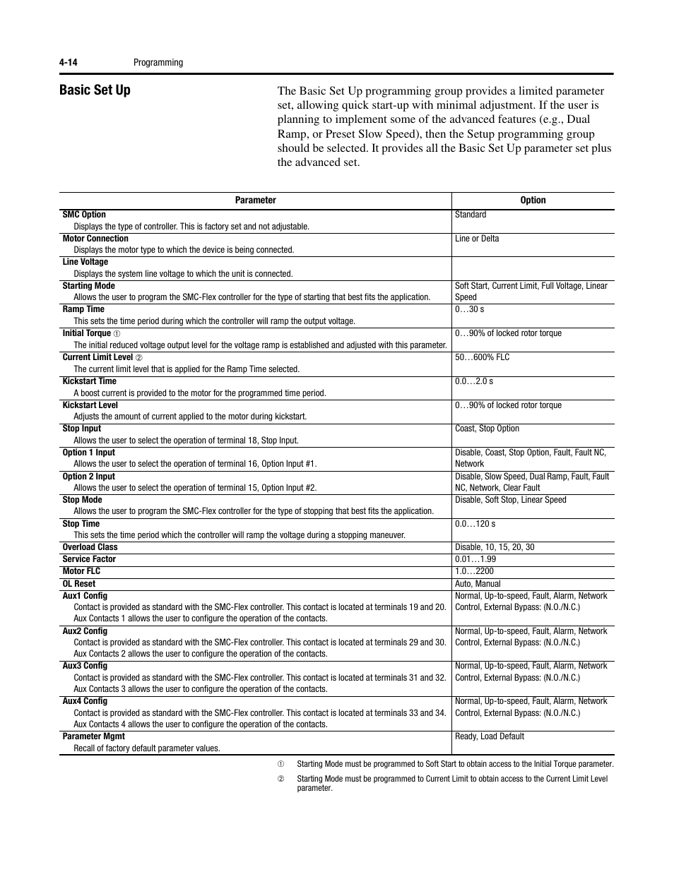 Basic set up | Rockwell Automation 150 SMC-Flex User Manual User Manual | Page 98 / 162