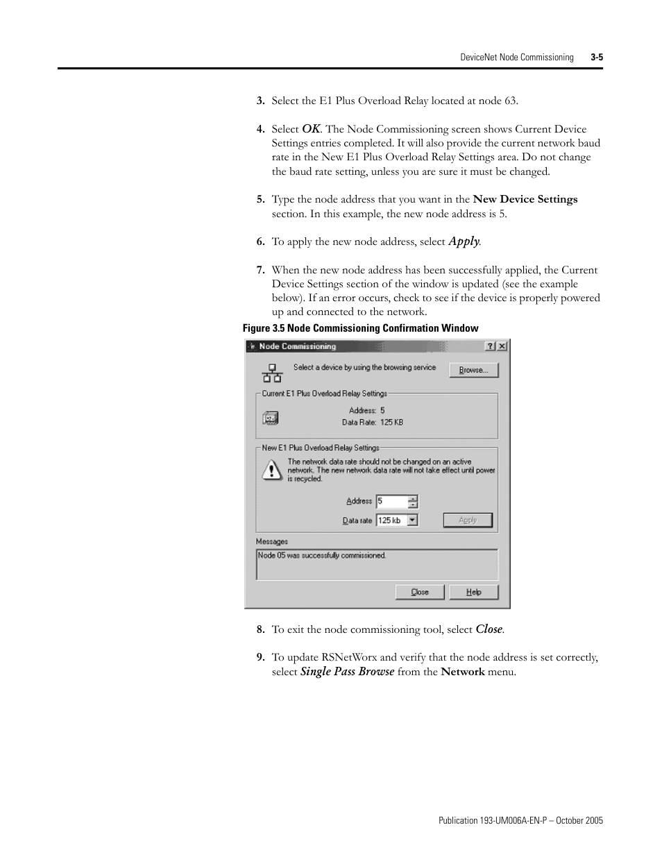 Rockwell Automation 193-EDN E1Plus Overload Relays - DeviceNet Module User Manual | Page 21 / 76