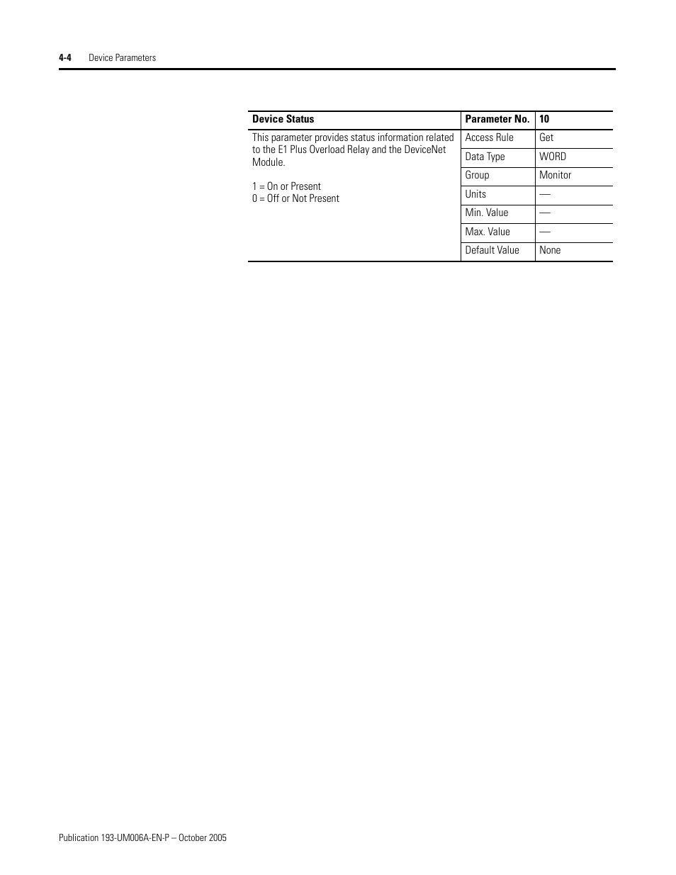 Rockwell Automation 193-EDN E1Plus Overload Relays - DeviceNet Module User Manual | Page 28 / 76