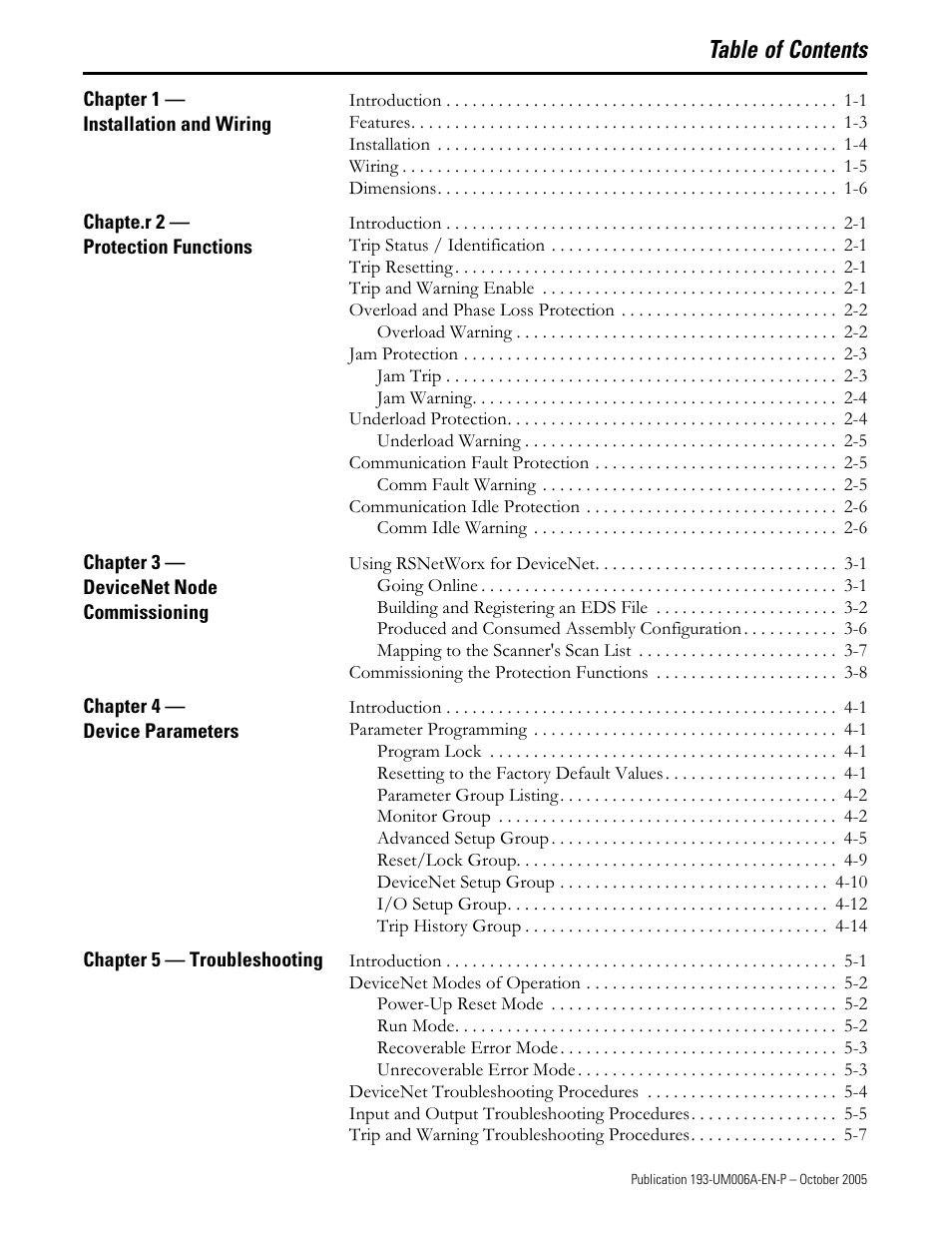 Rockwell Automation 193-EDN E1Plus Overload Relays - DeviceNet Module User Manual | Page 3 / 76