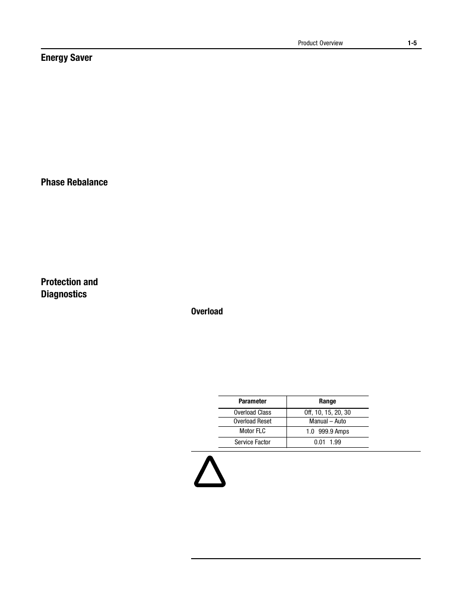 Energy saver, Phase rebalance, Protection and diagnostics | Rockwell Automation 150 USE MN/SMC DIALOG + CONTROLLER User Manual | Page 15 / 189