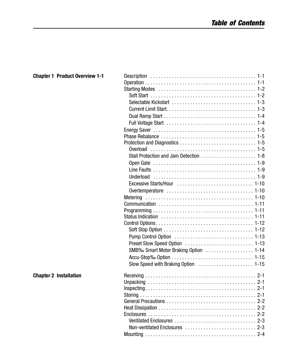 Rockwell Automation 150 USE MN/SMC DIALOG + CONTROLLER User Manual | Page 3 / 189