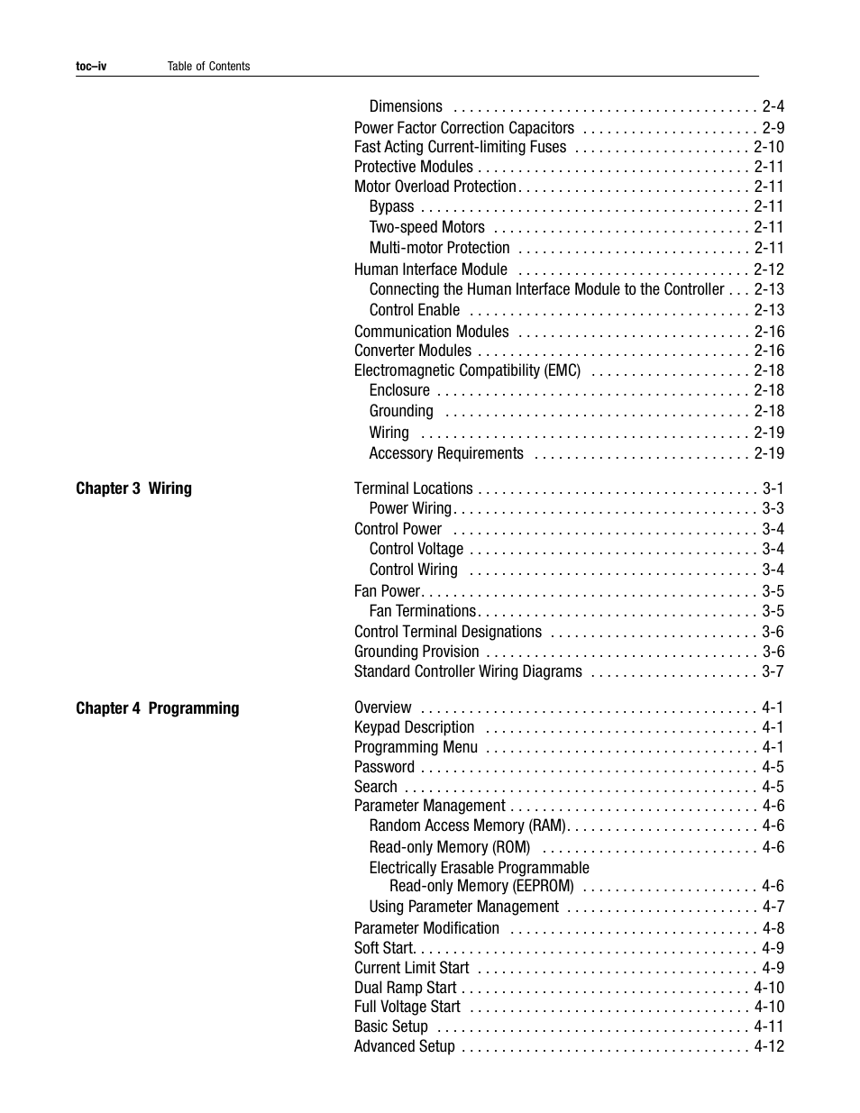 Rockwell Automation 150 USE MN/SMC DIALOG + CONTROLLER User Manual | Page 4 / 189