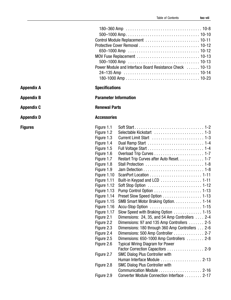 Rockwell Automation 150 USE MN/SMC DIALOG + CONTROLLER User Manual | Page 7 / 189