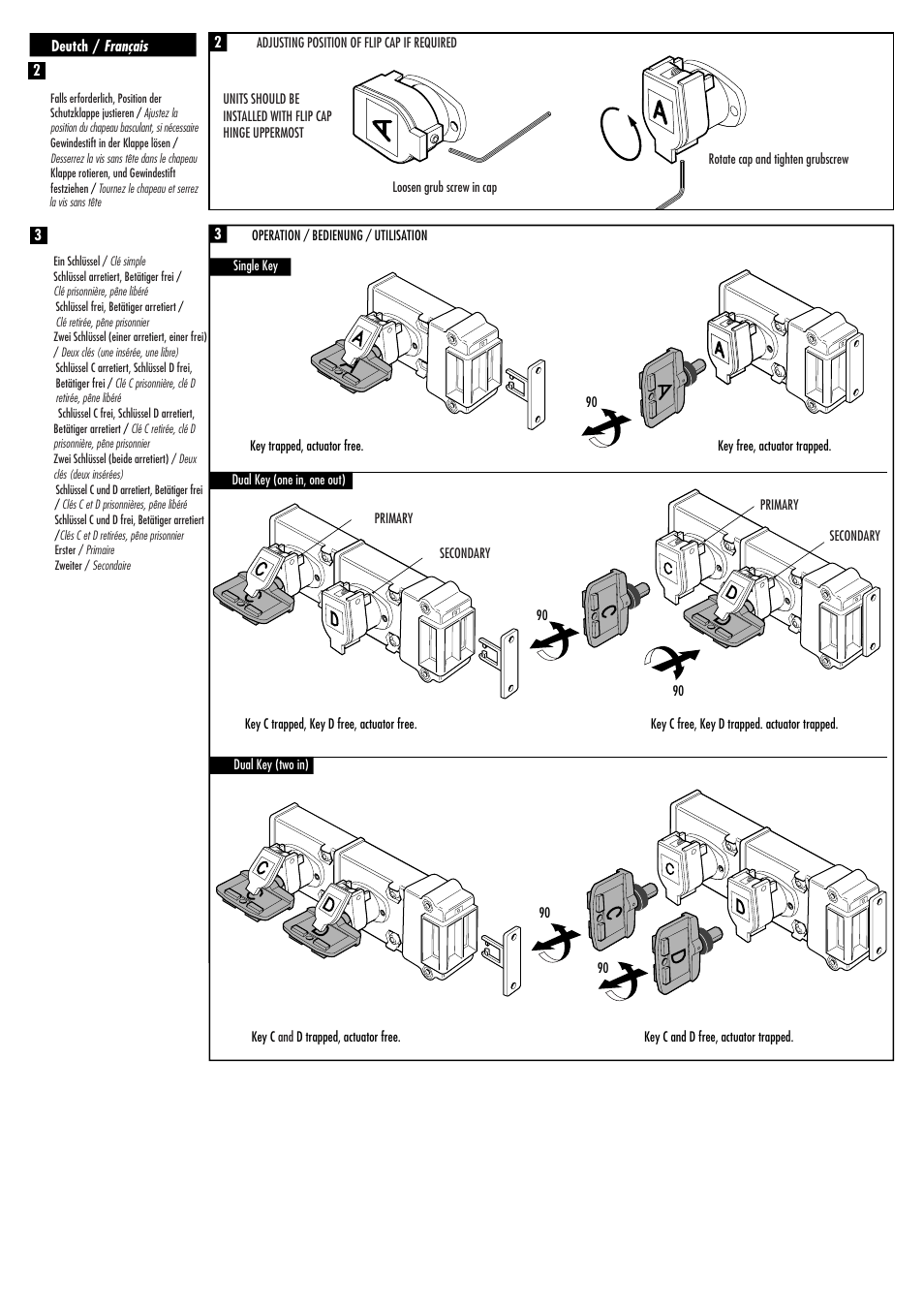 Rockwell Automation 440T Slamlock Trapped Key Interlock Switch User Manual | Page 2 / 4