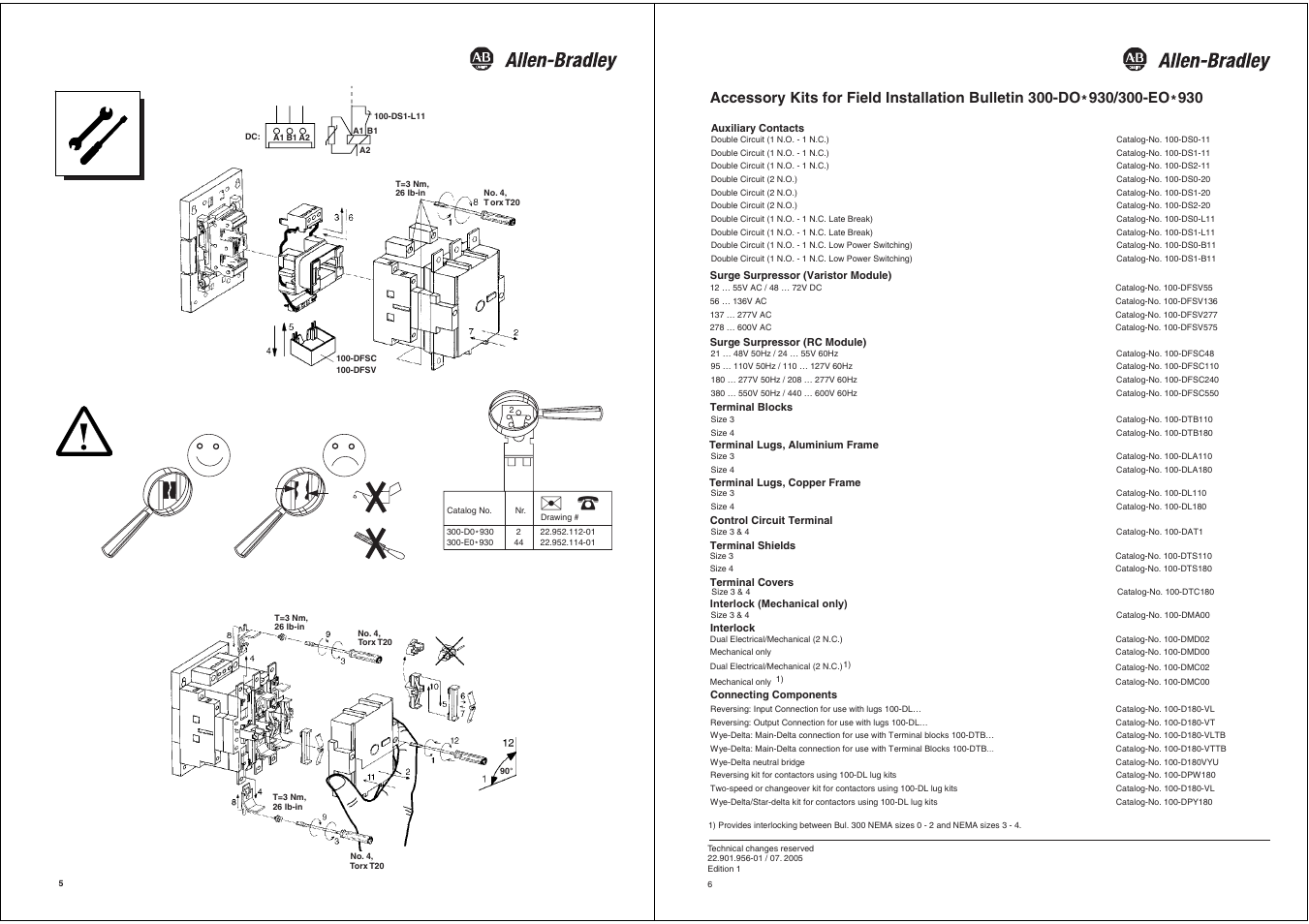 Rockwell Automation 300-DOx930_EOx930 Contactor User Manual | Page 3 / 3