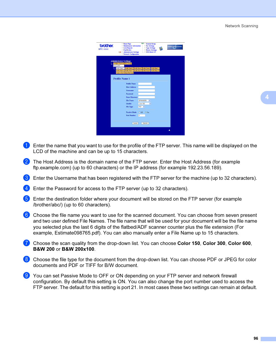Brother MFC 9840CDW User Manual | Page 103 / 221