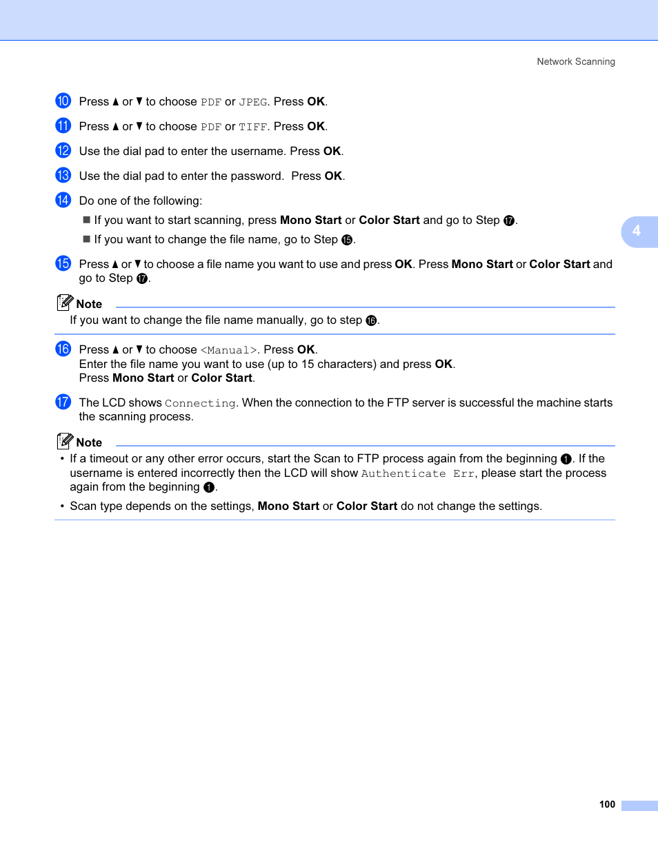Ep j, Ep k | Brother MFC 9840CDW User Manual | Page 107 / 221