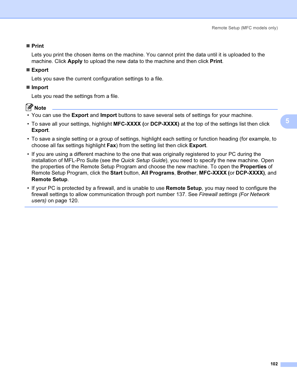 Brother MFC 9840CDW User Manual | Page 109 / 221