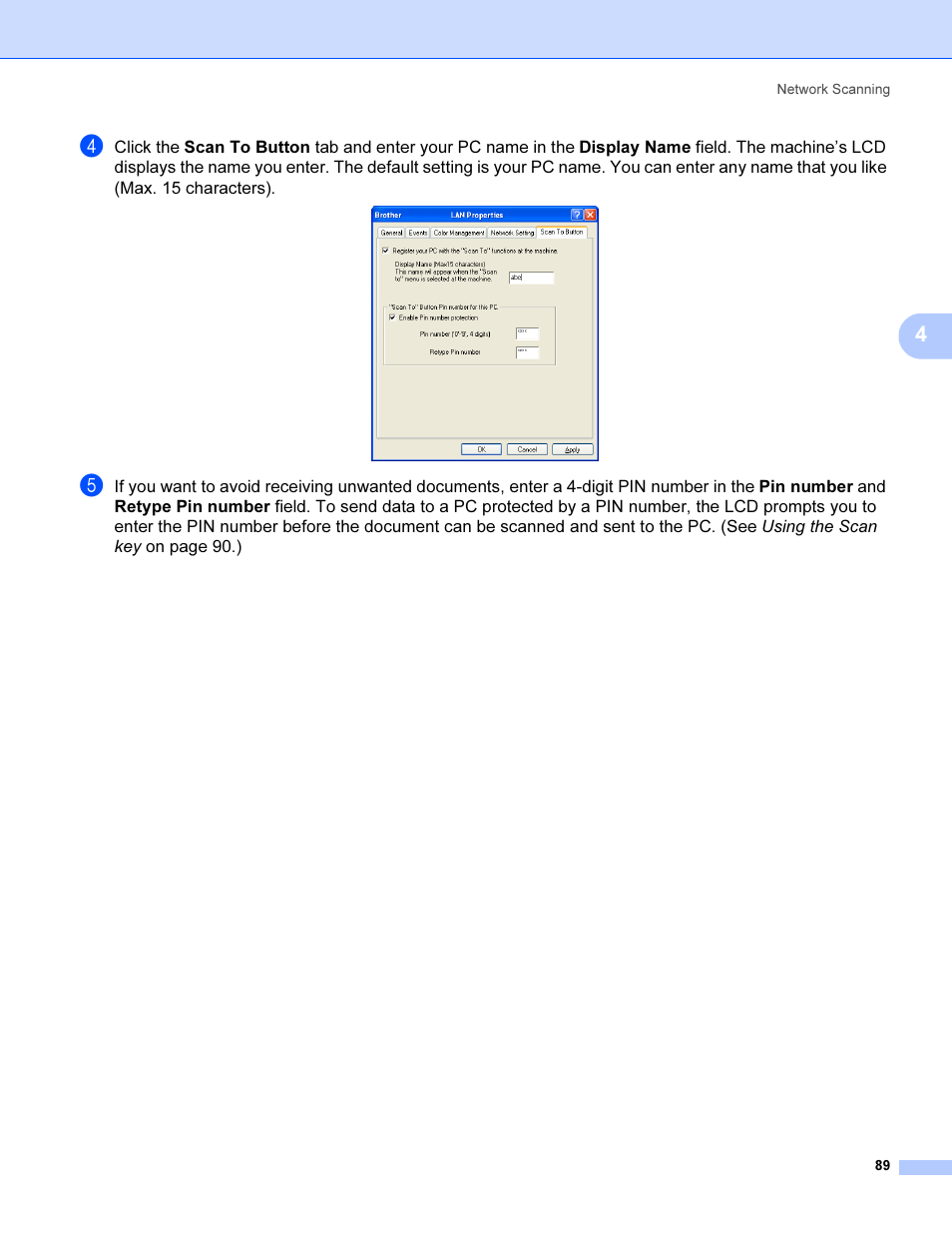 Brother MFC 9840CDW User Manual | Page 96 / 221