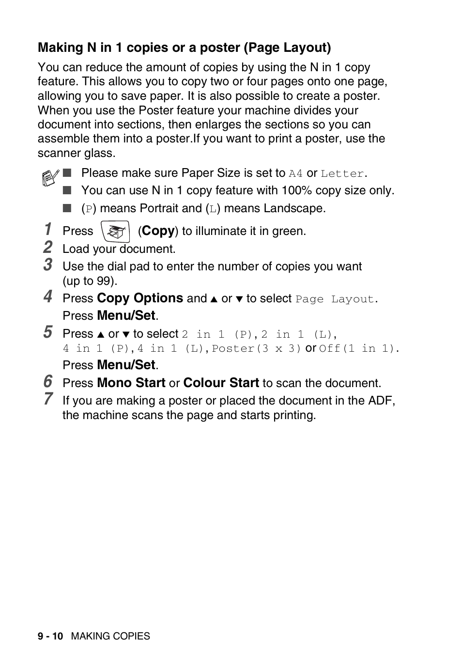 Brother DCP-110C User Manual | Page 104 / 212