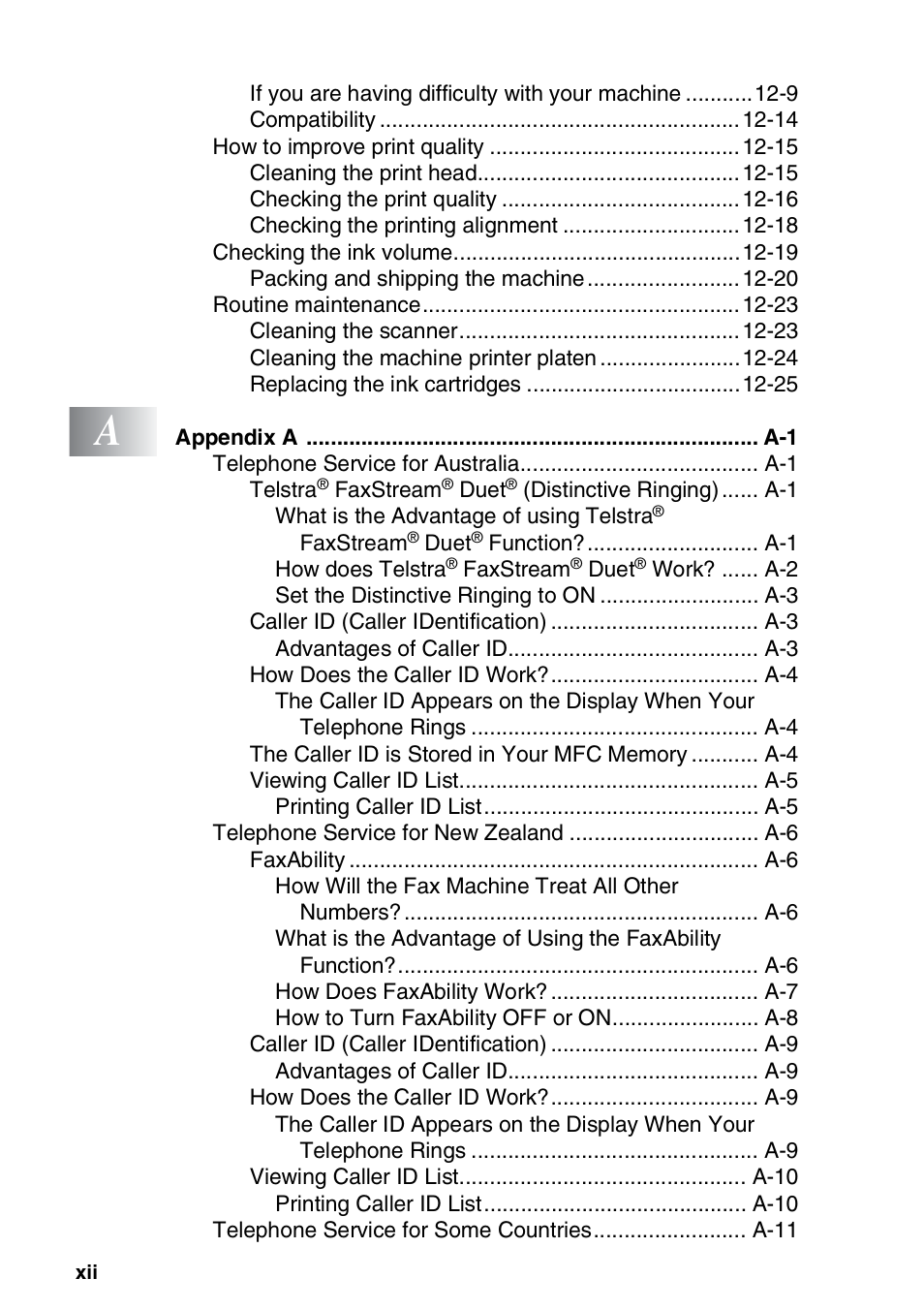 Brother DCP-110C User Manual | Page 14 / 212