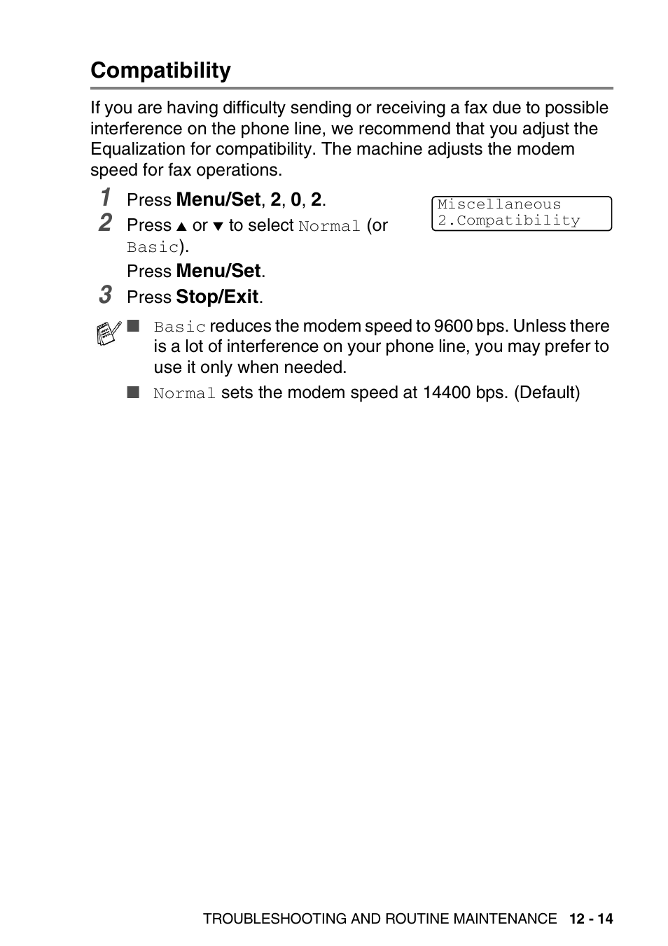 Compatibility, Compatibility -14 | Brother DCP-110C User Manual | Page 141 / 212